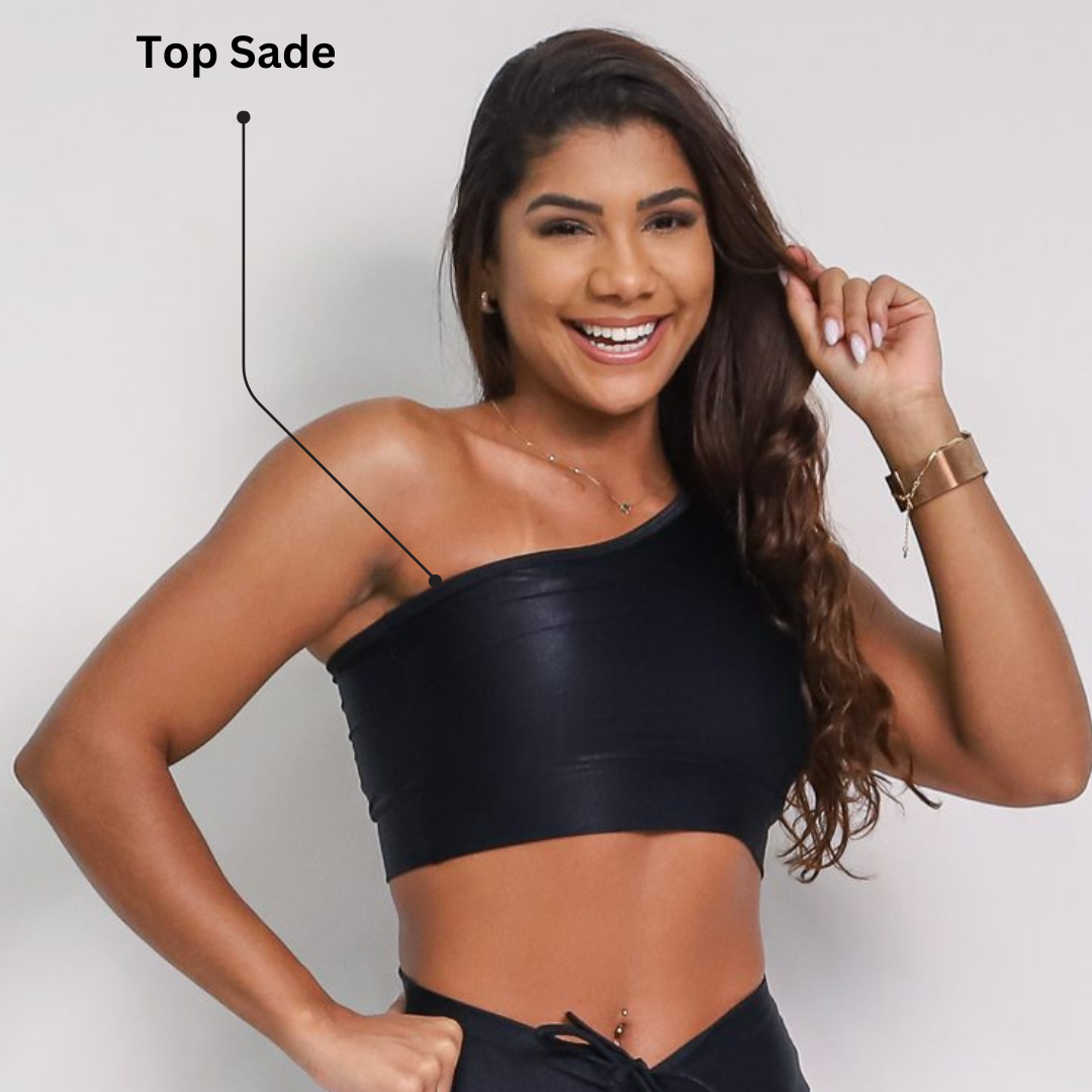 Leggings Scrunch + Top of choice (Black)