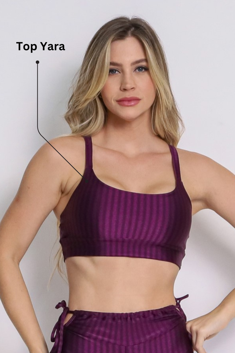 Shorts Scrunch + Top of choice (Sangria Purple)