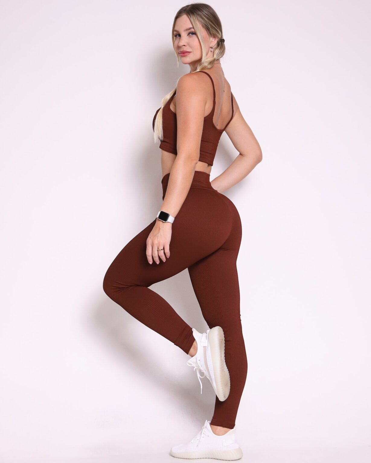 Leggings + Top Alaba (Pecan Brown)