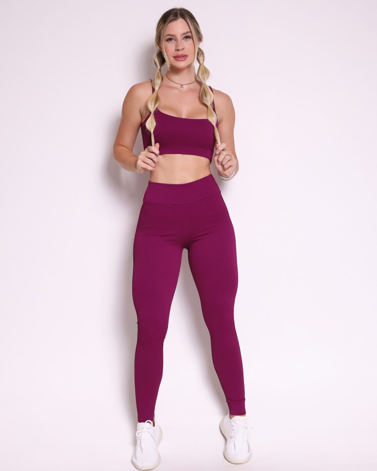 Leggings + Top Alaba (Lollipop Violet)