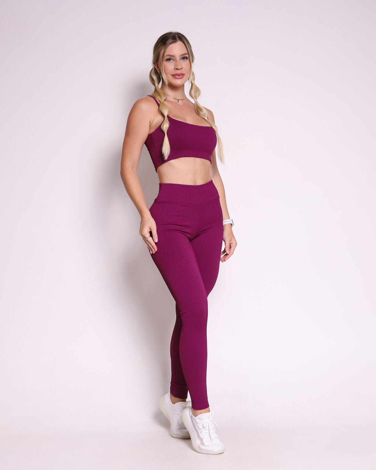 Leggings + Top Alaba (Lollipop Violet)