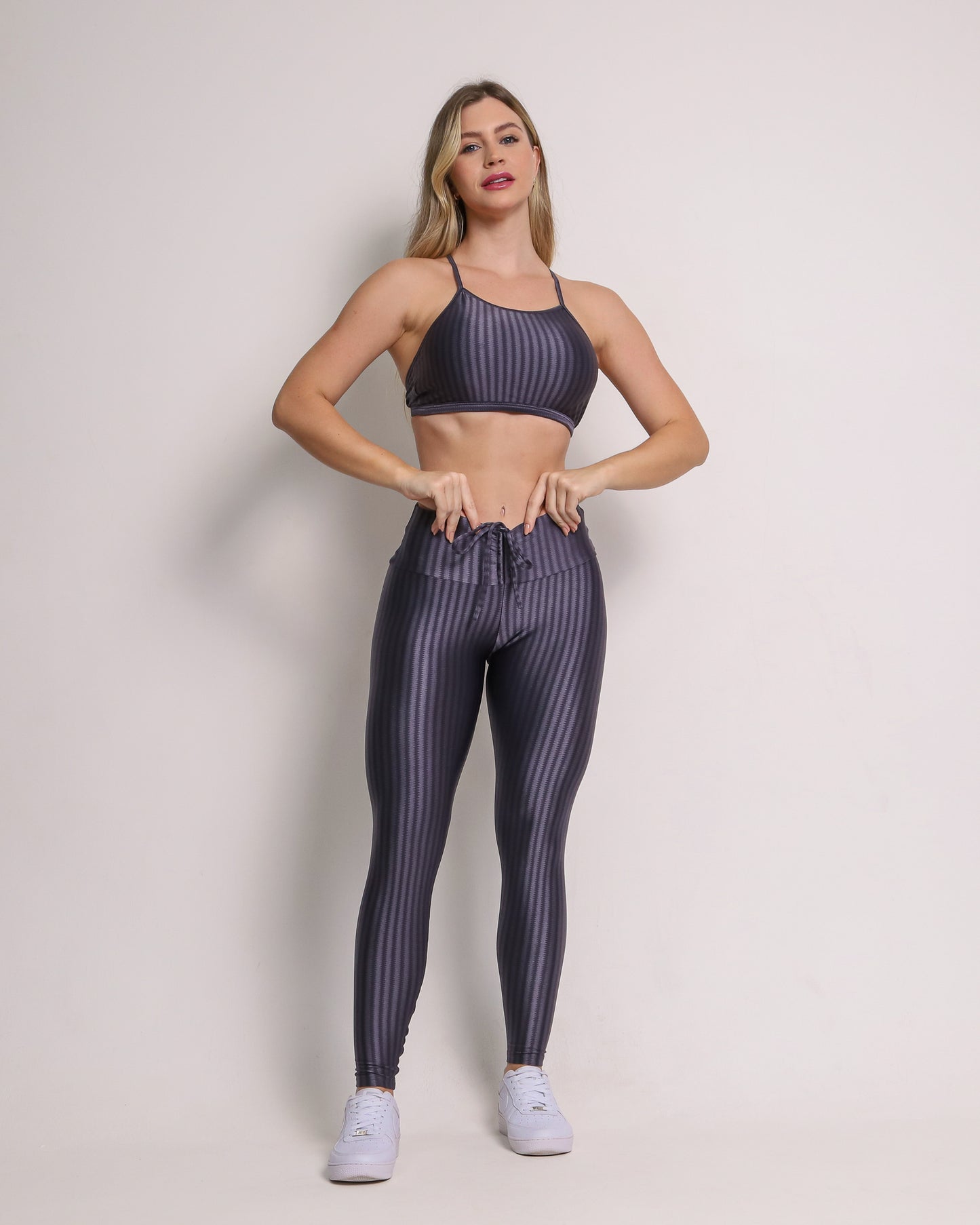 Leggings Scrunch + Top of choice (Slate Grey)