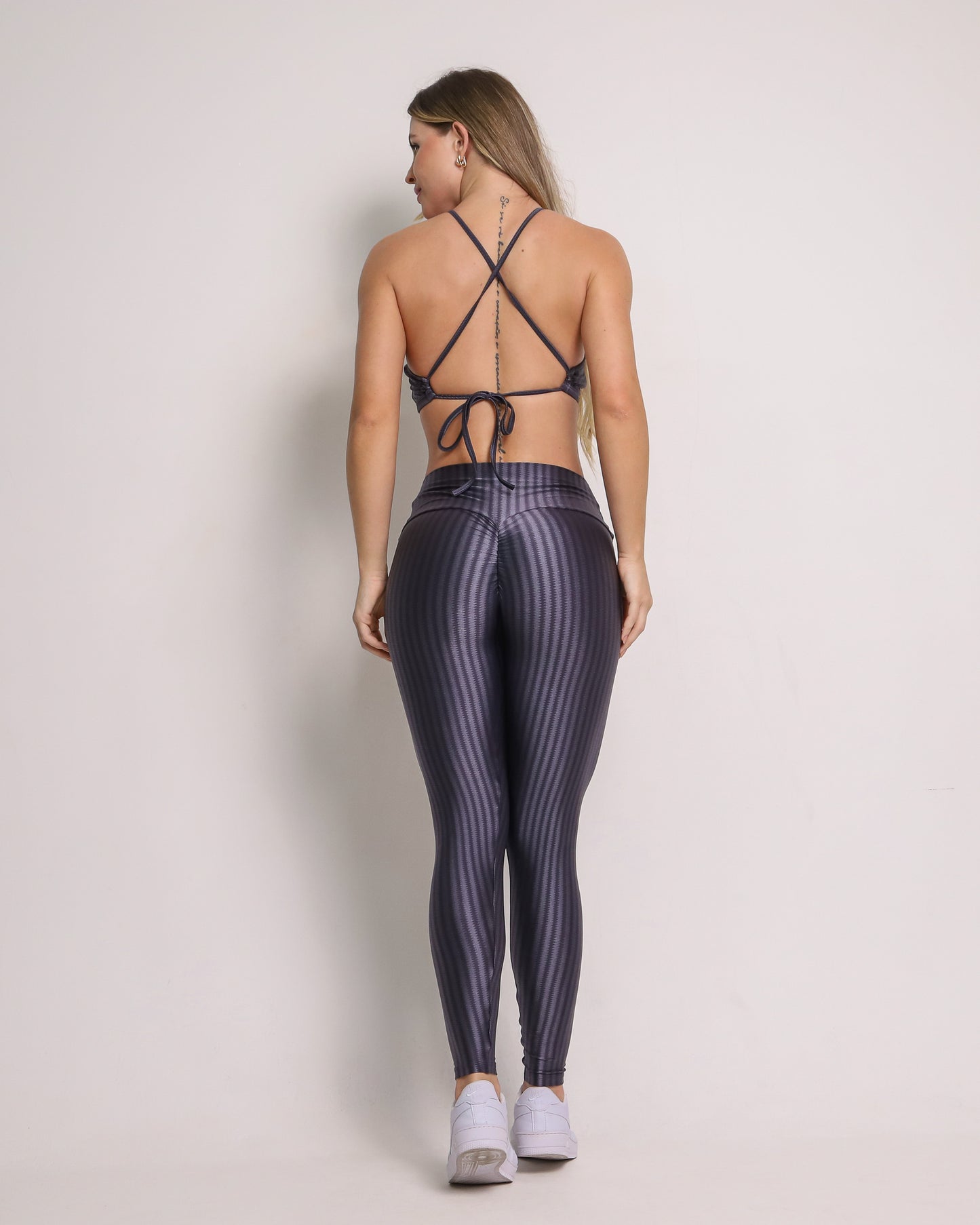 Leggings Scrunch + Top of choice (Slate Grey)