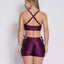 Shorts Scrunch + Top of choice (Sangria Purple)