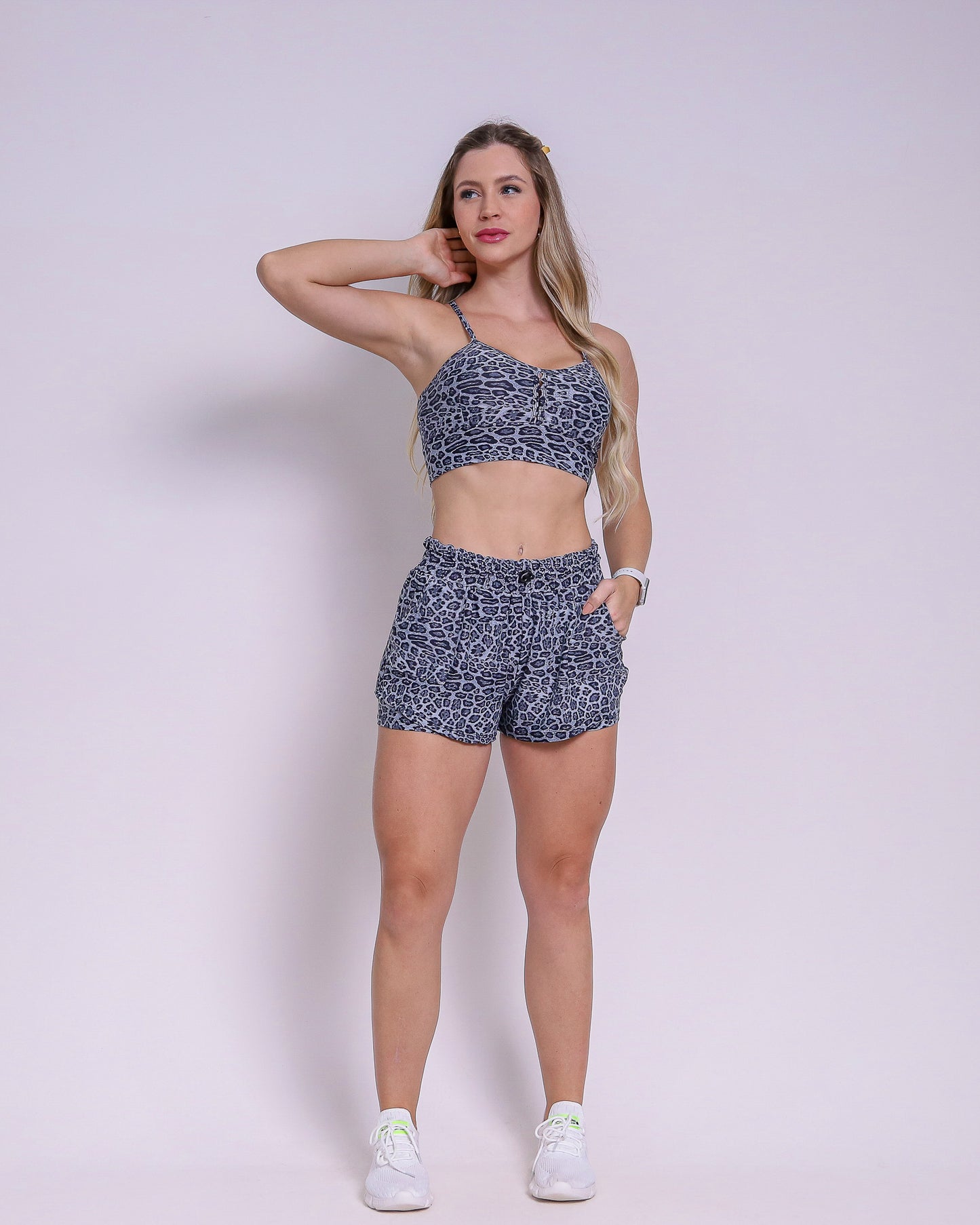 Boxer Shorts + Top of choice (Grey Jaguar)