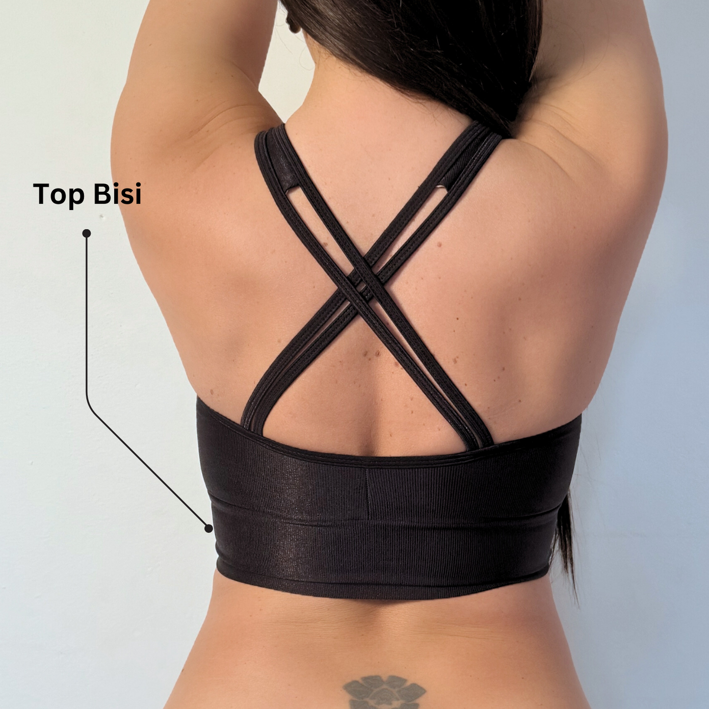 Leggings V-Waist + Top of choice (Black)
