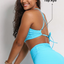 Shorts Texture + Top of choice (Sky Blue)