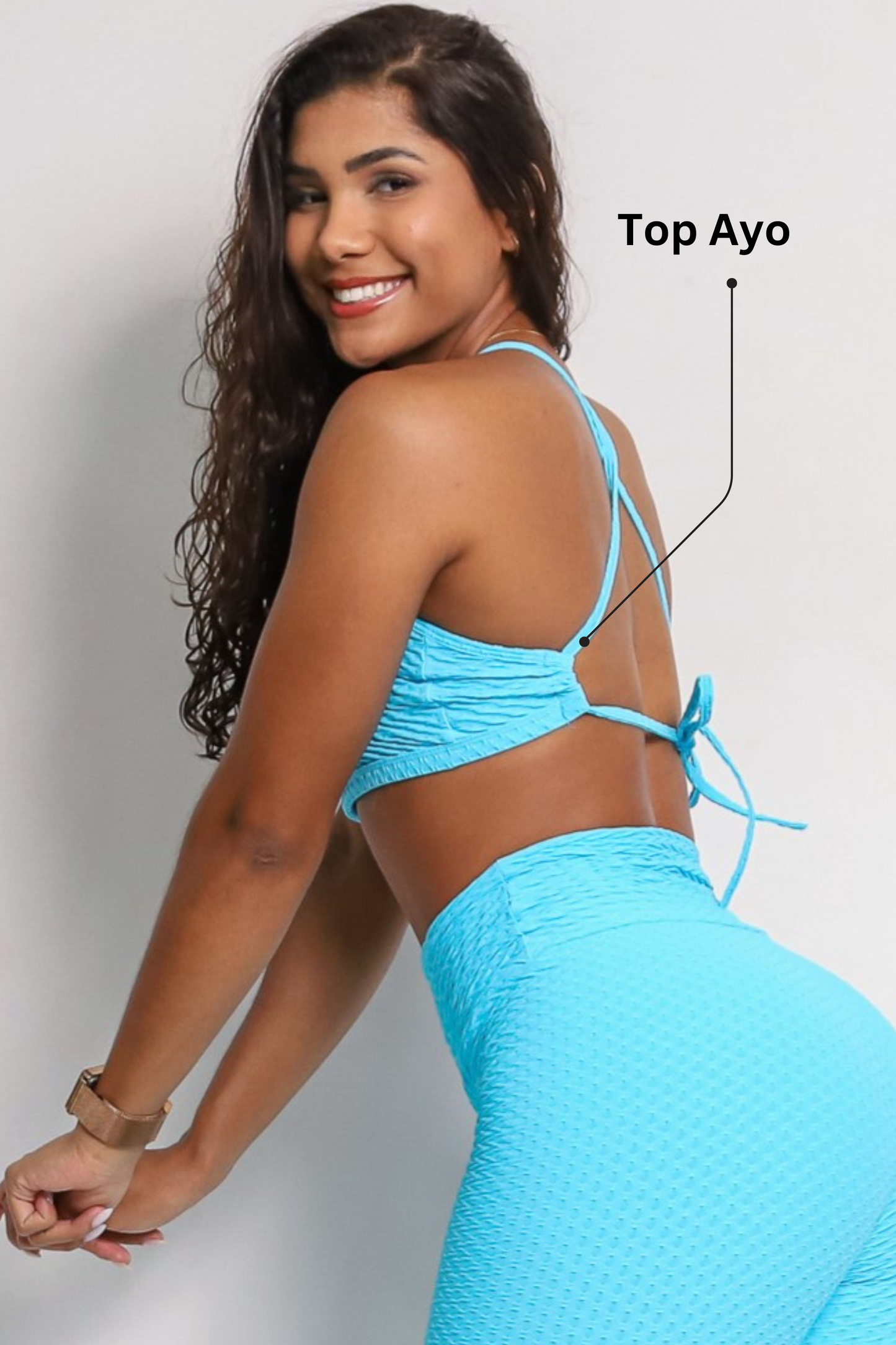 Shorts Texture + Top of choice (Sky Blue)