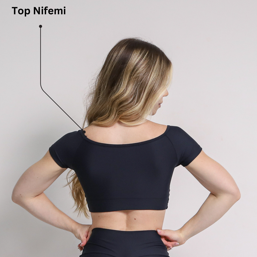 Shorts V-Waist + Top Nifemi (Black)