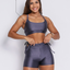 Shorts Scrunch + Top of choice (Slate Grey)