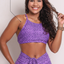 Shorts Scrunch + Top of choice (Electric Violet)