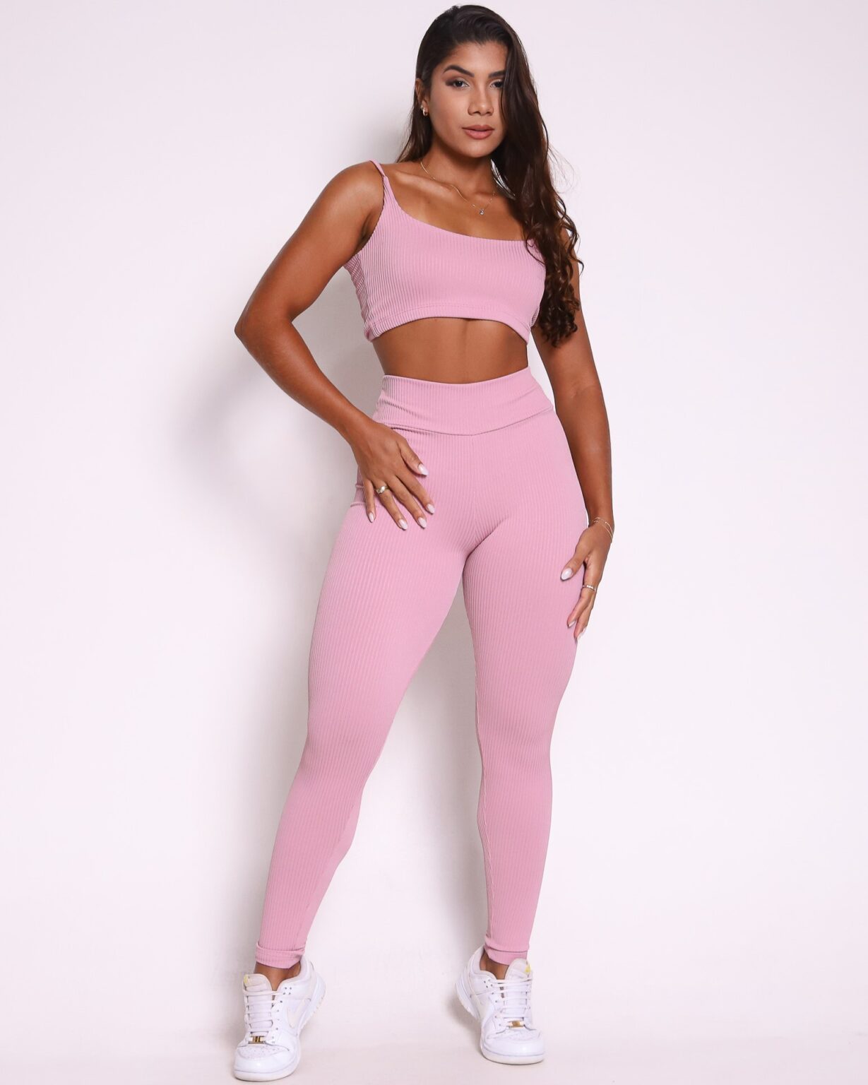 Leggings + Top Alaba (Blush Pink)