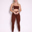 Leggings + Top Alaba (Pecan Brown)