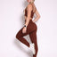 Leggings + Top Alaba (Pecan Brown)