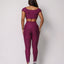 Leggings + Top of choice (Sangria Purple)