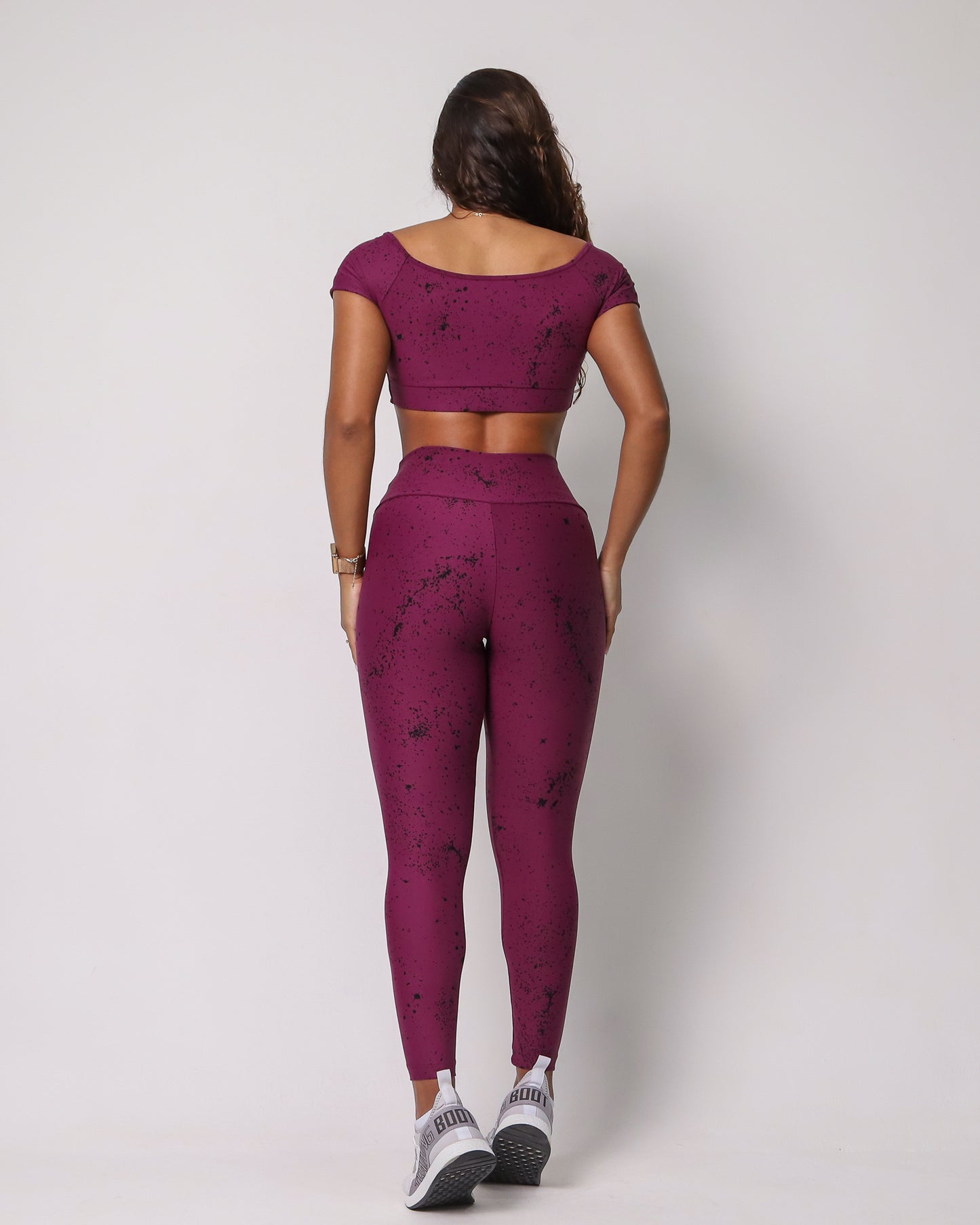 Leggings + Top of choice (Sangria Purple)