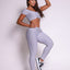 Leggings Scrunch + Top Sade (Pearl Grey)