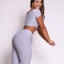 Leggings Scrunch + Top Sade (Pearl Grey)