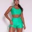 Shorts Scrunch + Top Anike (Seafoam Green)