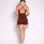 Short Bodysuit Scrunch (Pecan Brown)