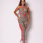 Long Bodysuit Scrunch Cutout (Leopard)