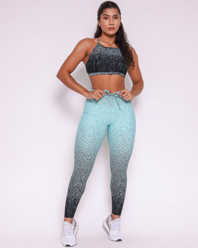 Leggings Scrunch + Top Ayo (Arctic Blue)