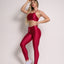 Leggings Scrunch + Top of choice (Cherry Red)
