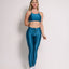 Leggings Scrunch + Top of choice (Olympic Blue)