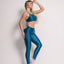 Leggings Scrunch + Top of choice (Olympic Blue)