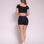 Shorts Texture + Top Nifemi (Black)