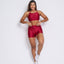 Shorts Scrunch + Top of choice (Ruby Red)