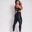 Leggings Scrunch + Top of choice (Black)
