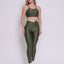 Leggings V-Waist + Top of choice (Seaweed Green)