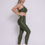 Leggings V-Waist + Top of choice (Seaweed Green)