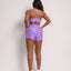 Shorts V-Waist + Top of choice (Lavender Purple)