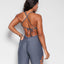 Long Bodysuit Scrunch Cutout (Slate Grey)