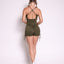 Short Bodysuit Scrunch (Pine Green)