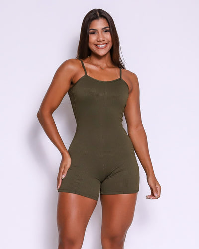 Short Bodysuit (Pine Green)