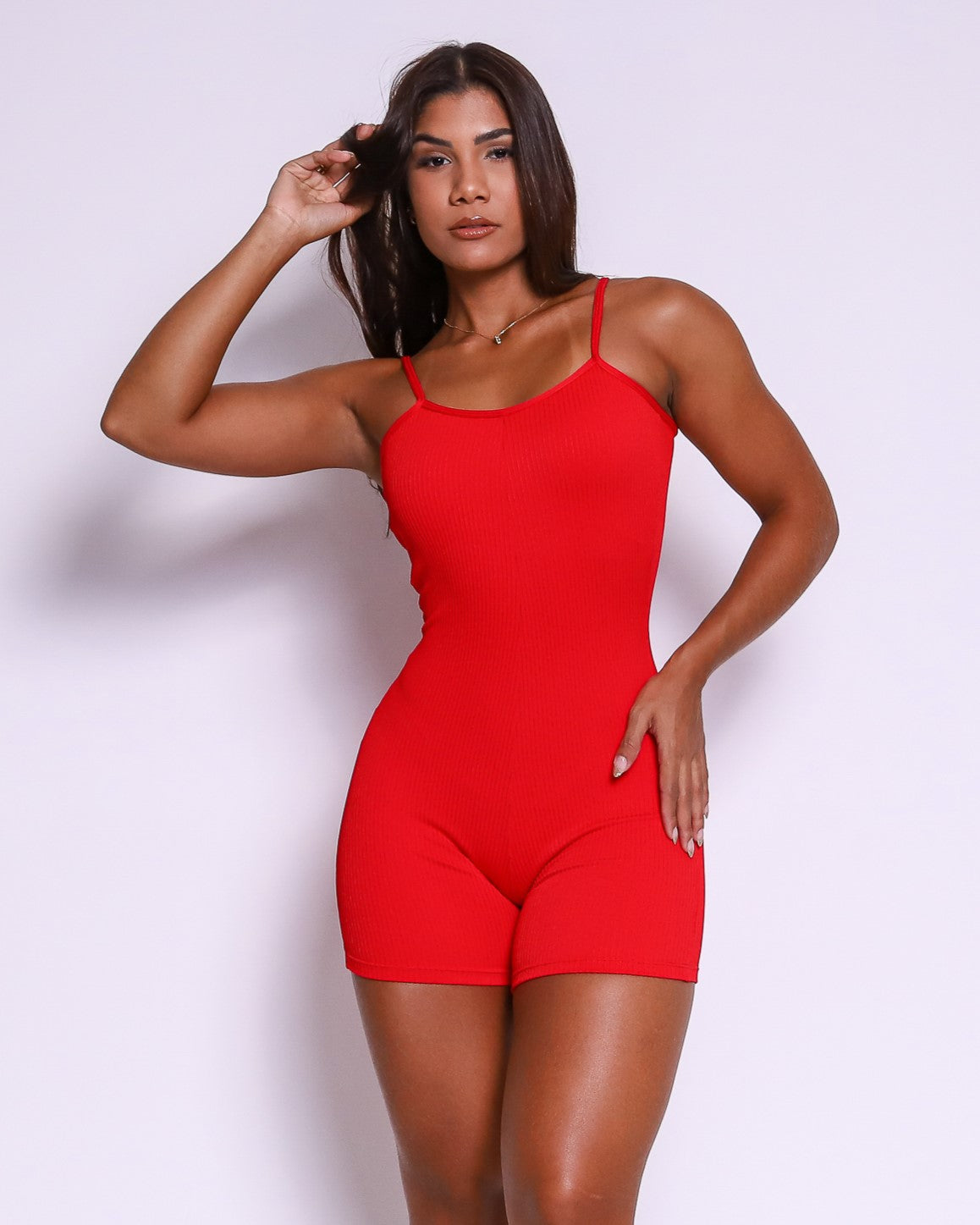 Short Bodysuit (Chili Red)